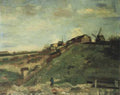 Montmartre Quarry The Mills Paris 1886 A4 Photo Print