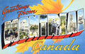 Montreal Luggage Label Vintage A4 Photo Print