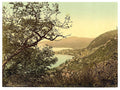Montreux general view II Geneva Lake Vintage A4 Photo Print