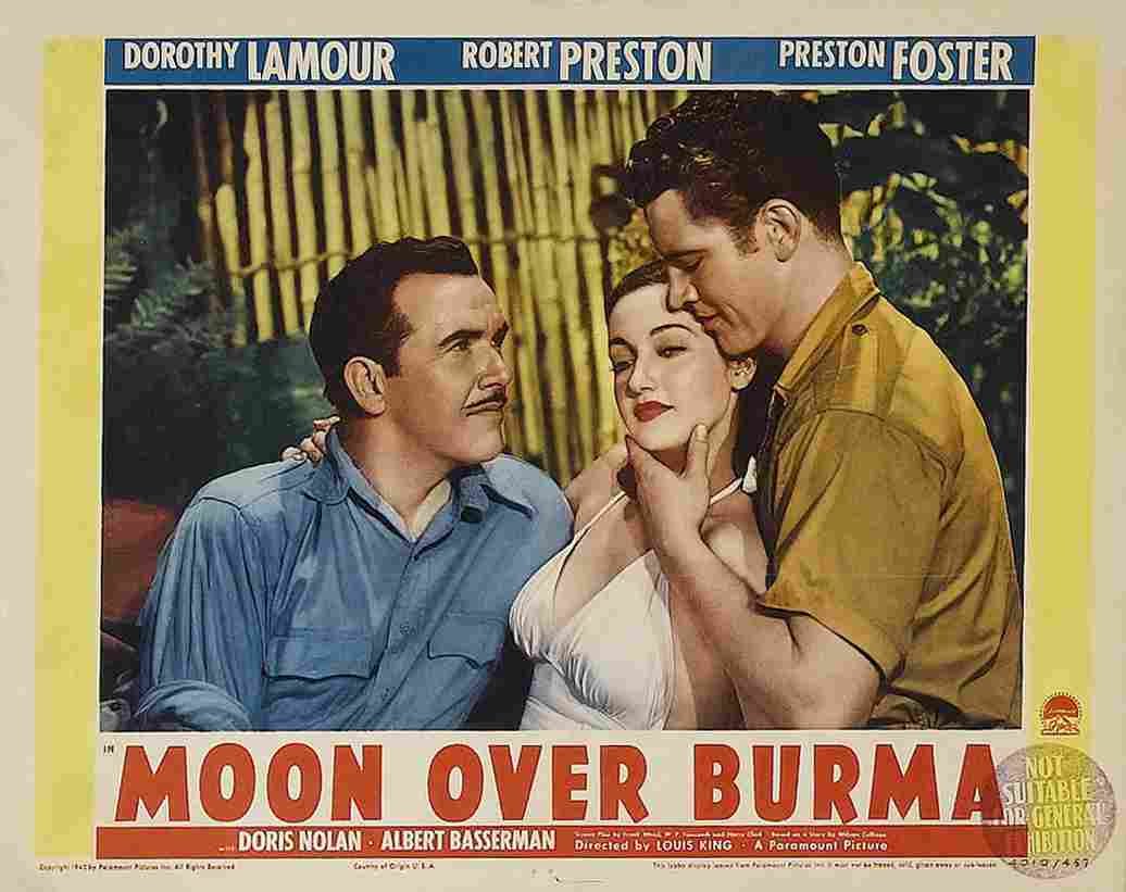 Moon Over Burma 01  film star poster A4 Photo Print