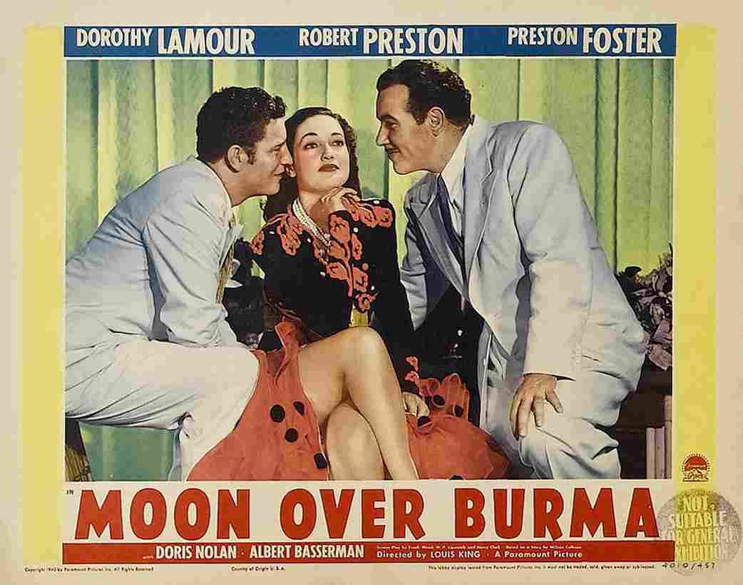 Moon Over Burma 04  film star poster A4 Photo Print