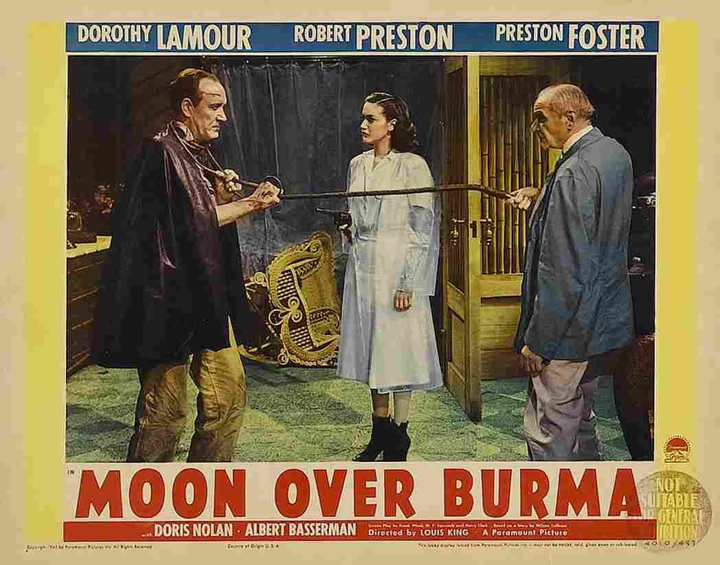 Moon Over Burma 05  film star poster A4 Photo Print