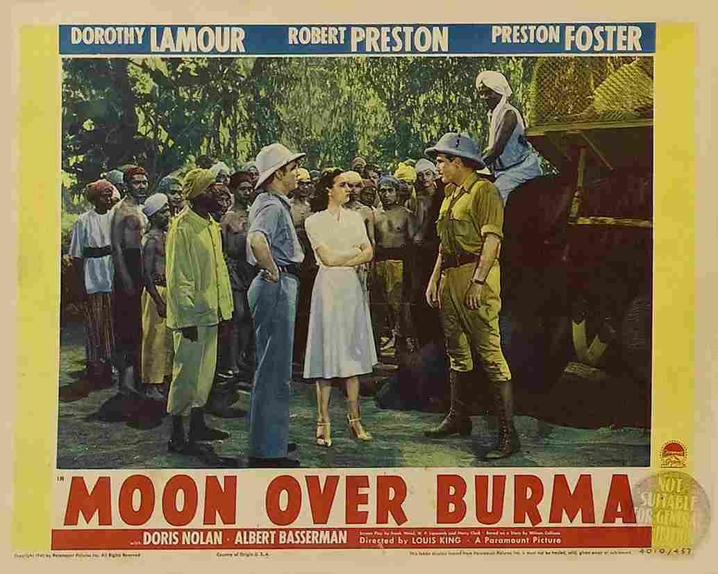 Moon Over Burma 07  film star poster A4 Photo Print
