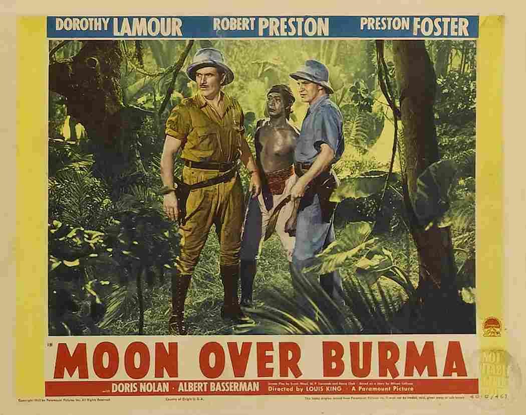Moon Over Burma 08  film star poster A4 Photo Print