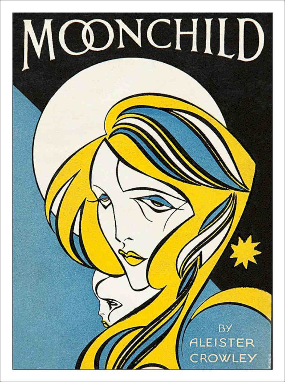 Moonchild By Aleister Crowley Book Design Vintage Retro Advert Poster A4 Photo 