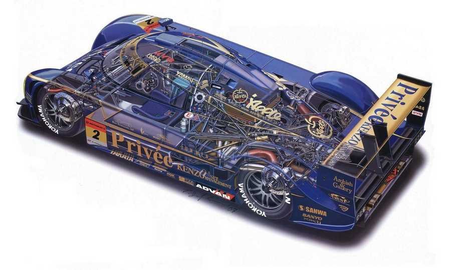 Mooncraft Shiden cutaway A4 Photo Print