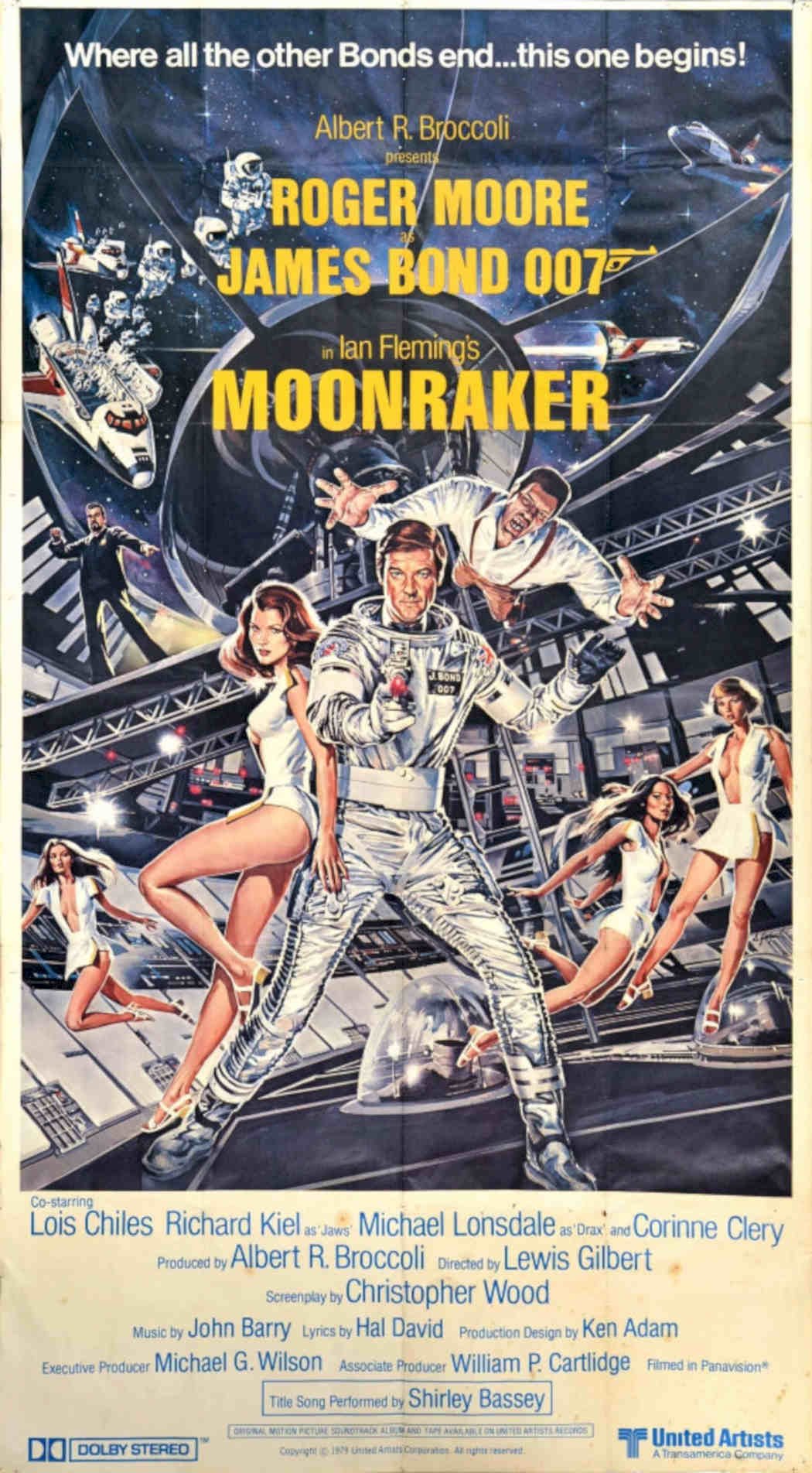 Moonraker Bond James Vintage Retro Advert Poster A4 Photo Print