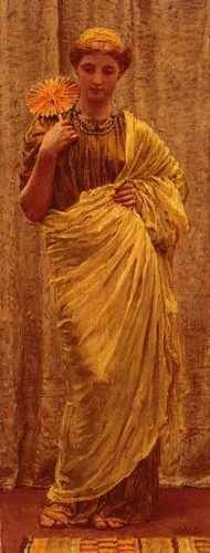 Moore Albert Joseph The Gilded Fan A4 Photo Print