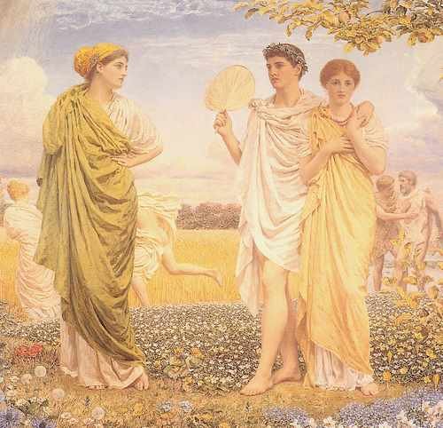 Moore Albert Joseph The Loves Of The Winds And The Seasons A4 Photo Print