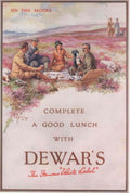 Moors Lunch Dewars 1930s Vintage Retro Advert Poster