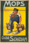 Mops Beer Poster Vintage Retro Advert Poster