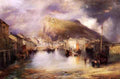 Moran Thomas An English Fishing Village Polperro Cornwall A4 Photo Print