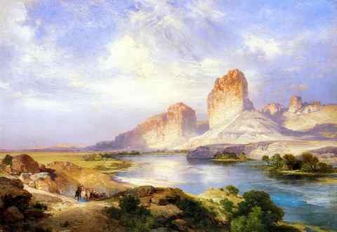 Moran Thomas Green River Wyoming A4 Photo Print