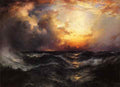 Moran Thomas Sunset in Mid Ocean A4 Photo Print