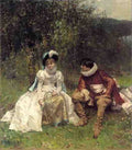 Moreau A The Courtship A4 Photo Print