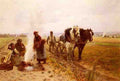 Moreau Adrien Plowing The Fields A4 Photo Print