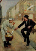 Moreau Paul C 1855 1931 Appletons Booklovers 1904 The Biter Bit A4 Photo Print