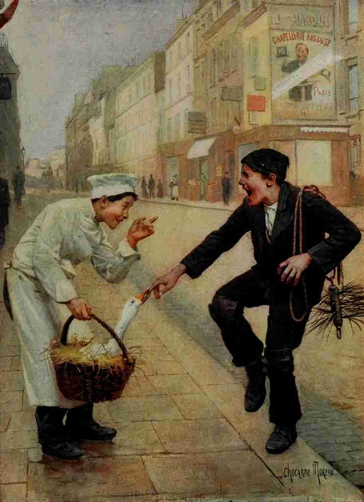 Moreau Paul C 1855 1931 Appletons Booklovers 1904 The Biter Bit A4 Photo Print