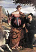 Moretto DBresciSt JustinWith The Unicorn A4 Photo Print