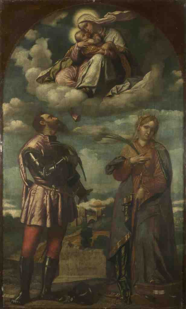 Moretto da Brescia The Madonna and Child with Saints 1 A4 Photo Print