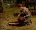 Morgan Frederick Milk For The Calves A4 Photo Print