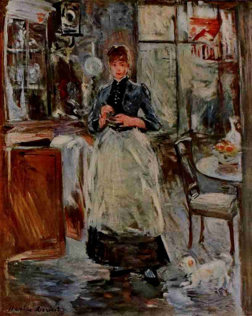 Morisot Berthe 1841 1895 In the dining room A4 Photo Print