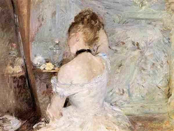 Morisot Berthe A Woman At Her Toilette A4 Photo Print
