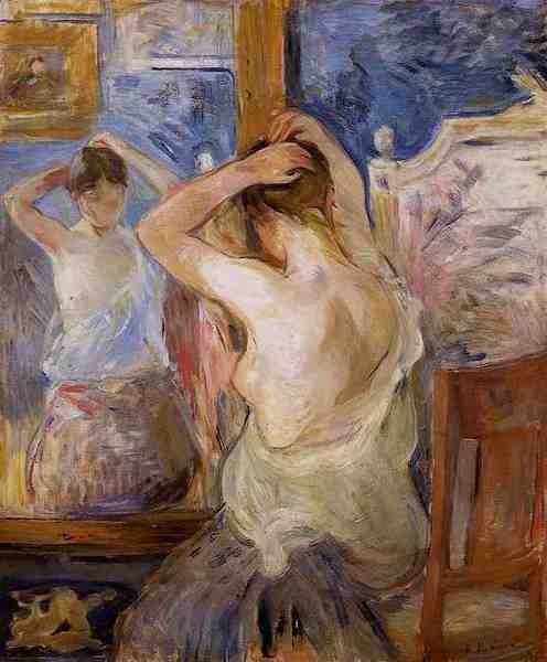 Morisot Berthe Before The Mirror A4 Photo Print