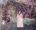 Morisot Berthe The Butterfly Chase A4 Photo Print