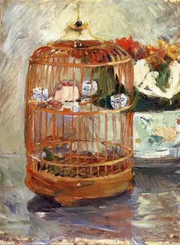 Morisot Berthe The Cage A4 Photo Print