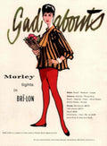 Morley Tights Roses 1950s Vintage Retro Advert Poster