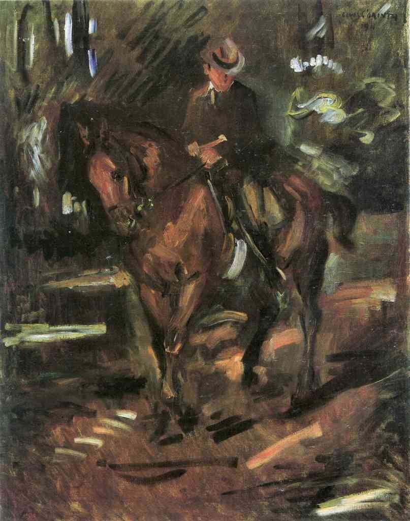 Morning Ride Lovis Corinth Impressionism European A4 Photo Print