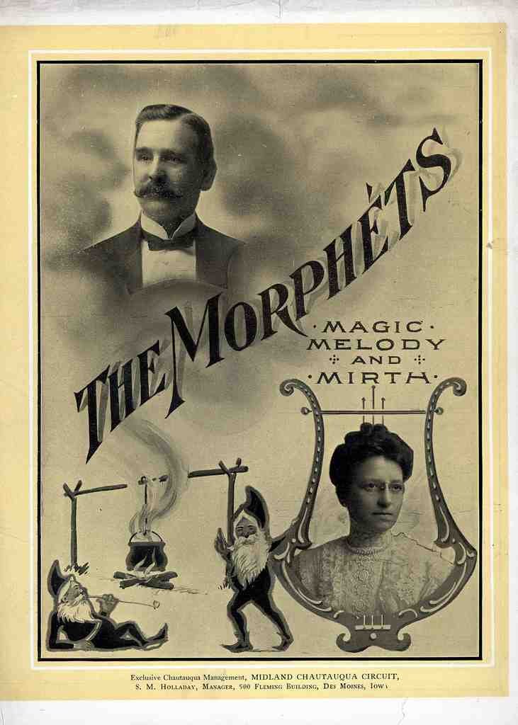 Morphets Magic Magician Vintage A4 Photo Print