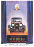 Morris Car Poster 1930s Vintage Retro Advert Poster