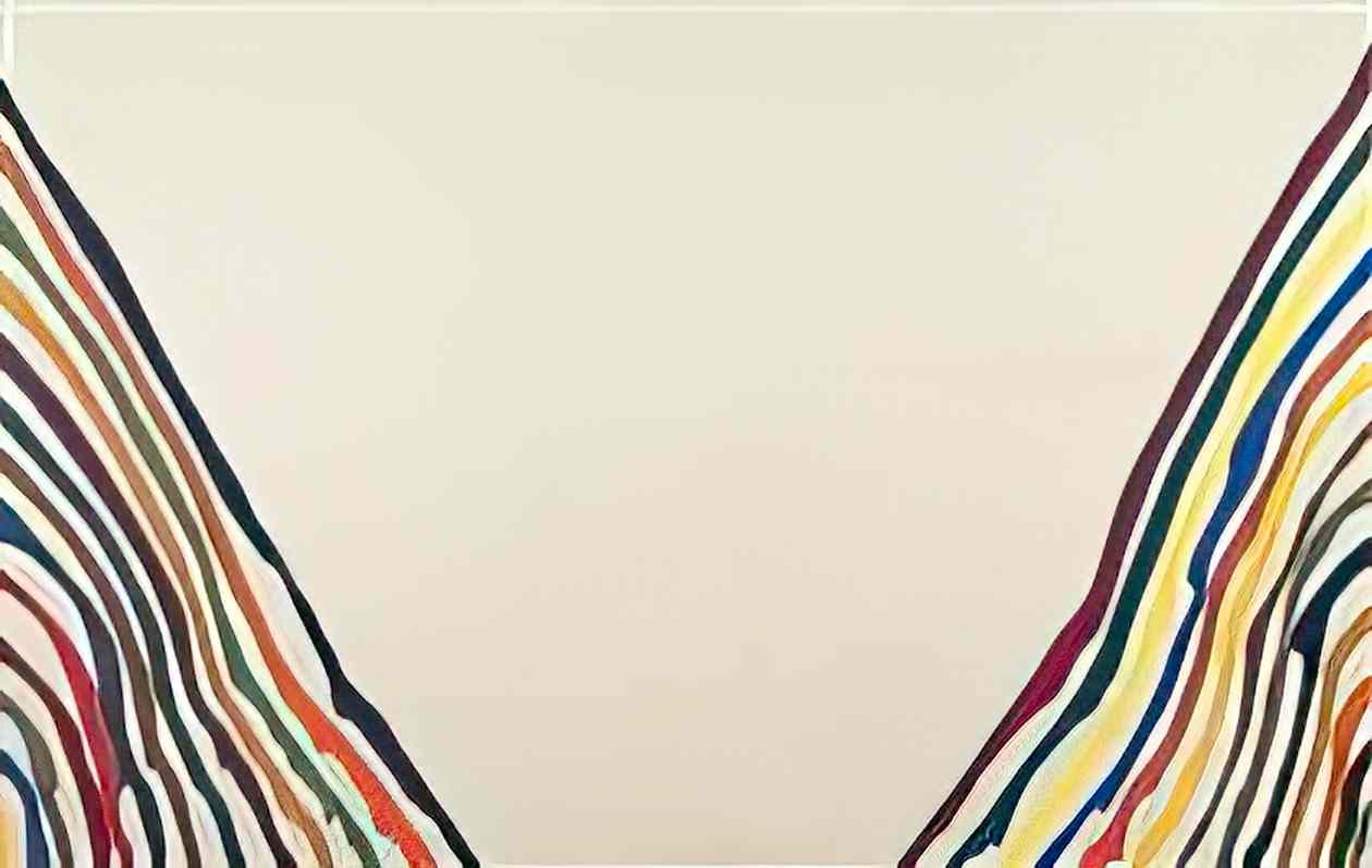 Morris Louis beta delta 1961 Art A4 Photo Print
