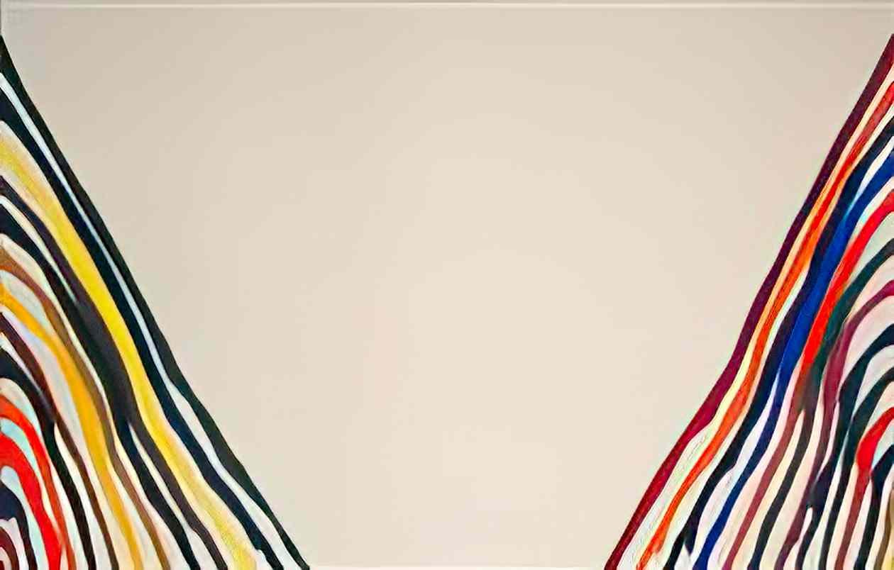 Morris Louis beta lambda 1961 Art A4 Photo Print