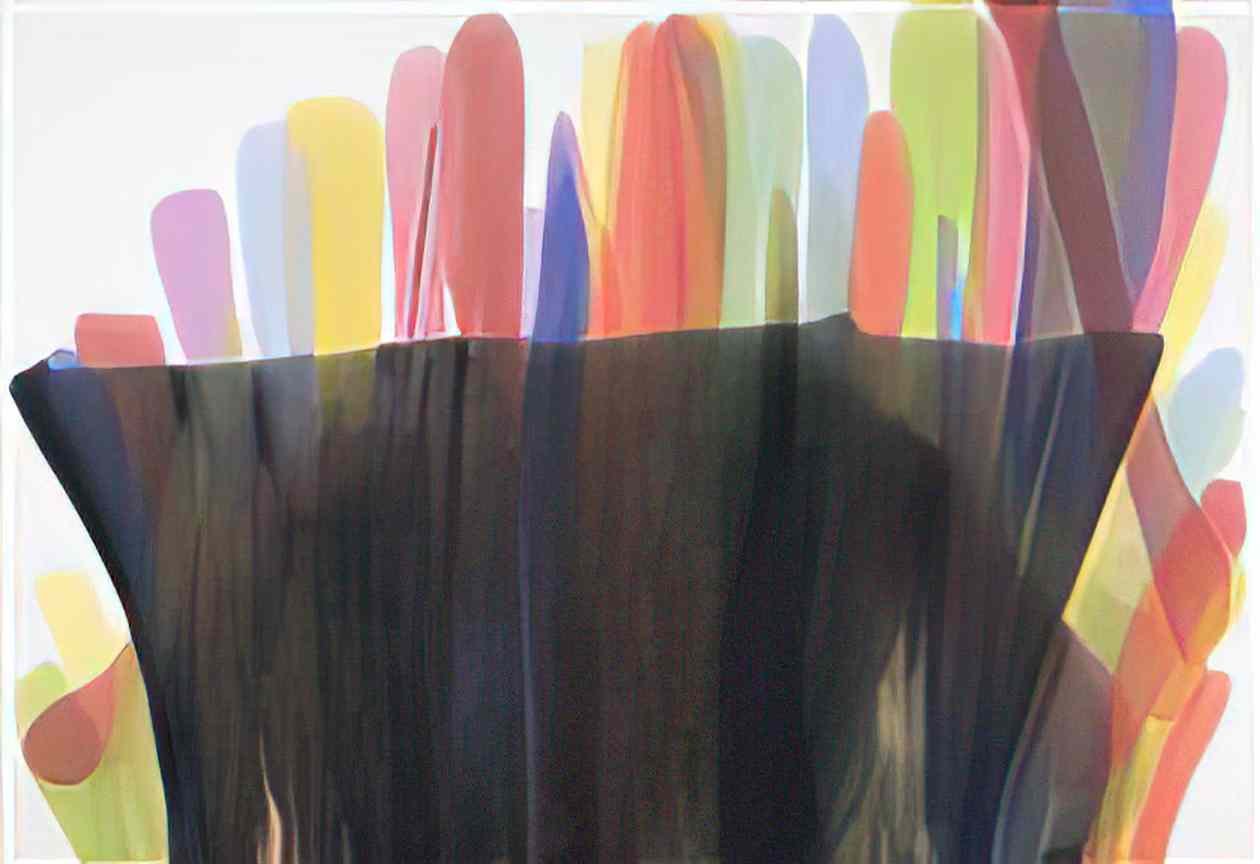 Morris Louis floral v 1960 Art A4 Photo Print
