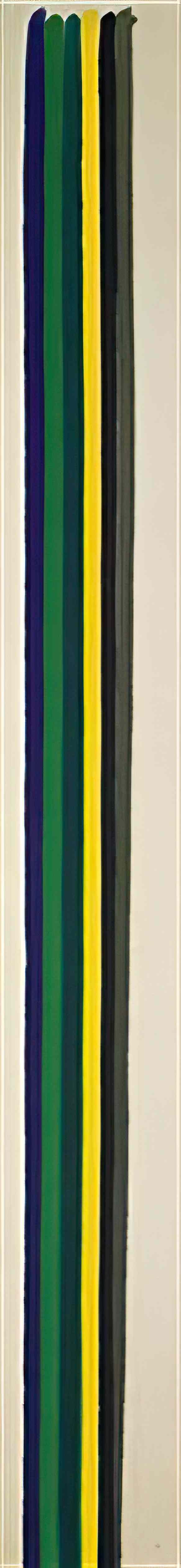 Morris Louis green picket 1962 Art A4 Photo Print