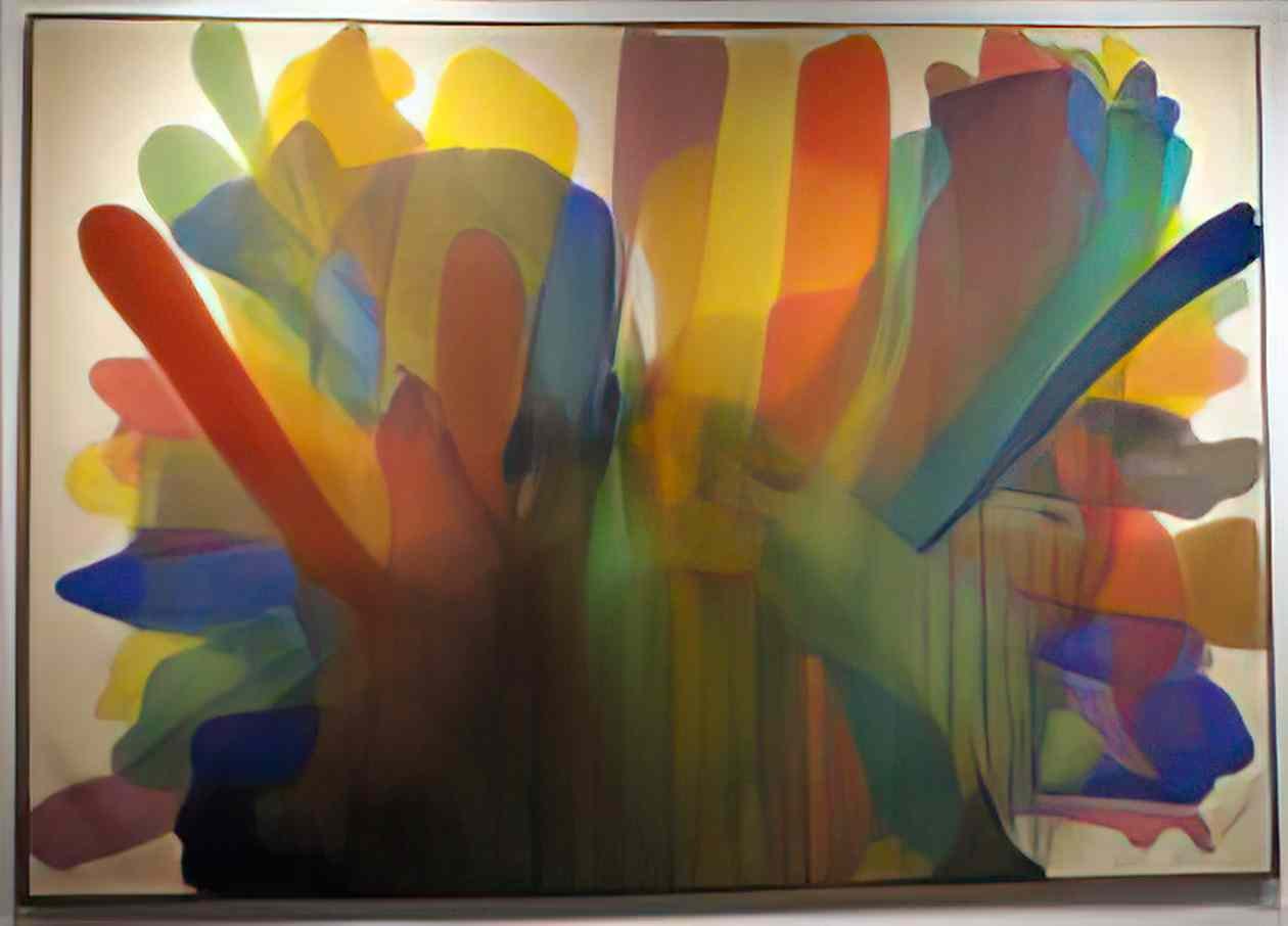 Morris Louis untitled 1960 Art A4 Photo Print