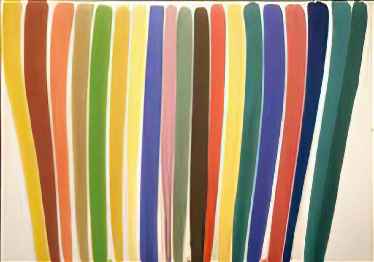 Morris Louis where 1960 Art A4 Photo Print