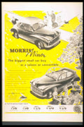 Morris Minor Car 3 1950s Vintage Retro Advert Poster