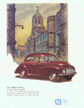 Morris Minor Christchurch 1940s Vintage Retro Advert Poster