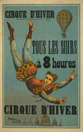Morris Père et Fils Print 1880 1900 Cirque dhiver A4 Photo Print