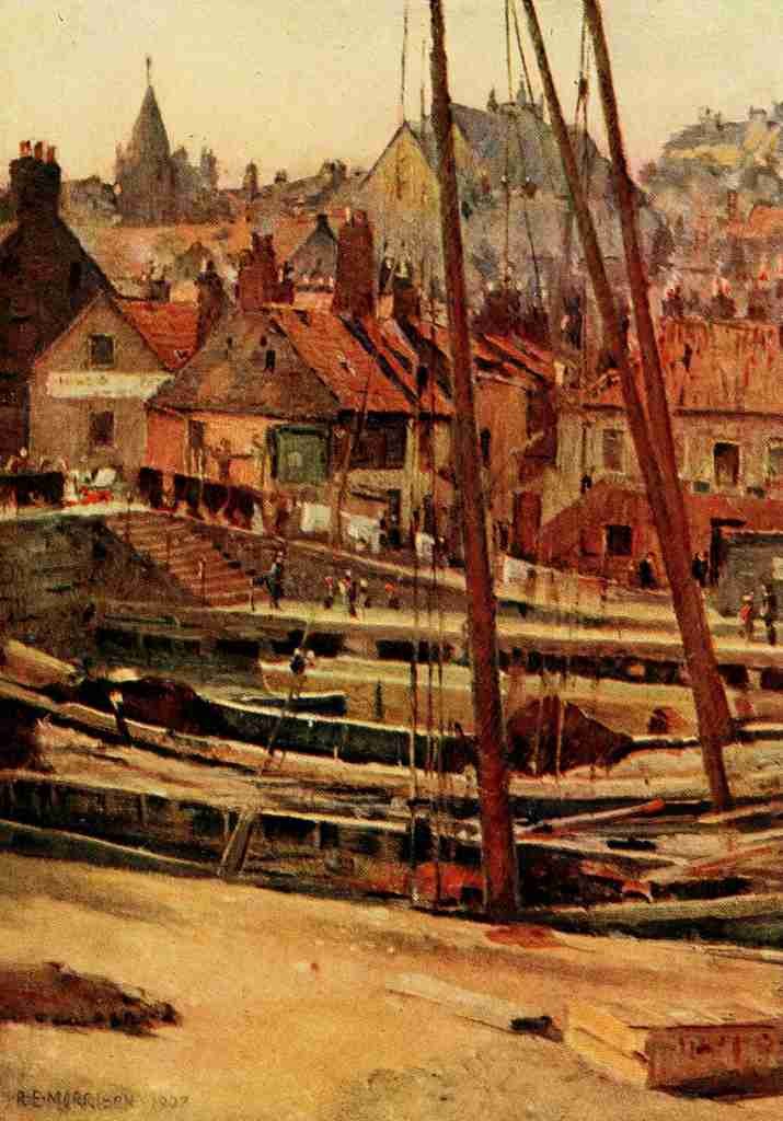 Morrison RE 1852 1925 In Unfamiliar England 1910 In Old Whitby A4 Photo Print