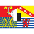 Moselle Dep Flag N2968 A4 Photo Print