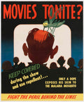 Mosquito Movie Blanket American World War II Advert Poster
