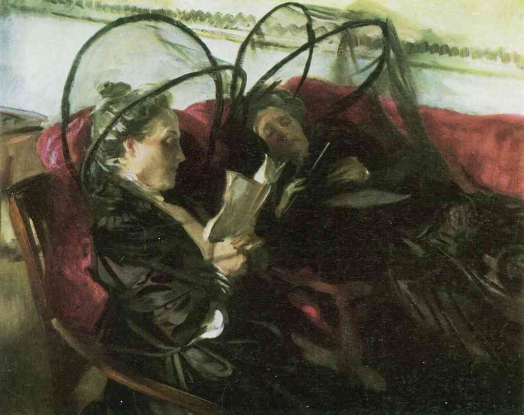 Mosquito Nets John Singer Sargent Impressionism American A4 Photo Print