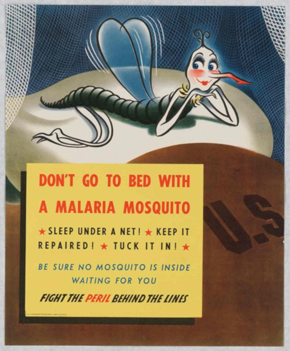Mosquito Star Poster American World War II Advert Poster