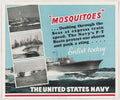 Mosquitoes Pt Boats American World War II Advert Poster
