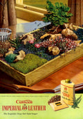 Moss Terrarium Violet 1950s Vintage Retro Advert Poster